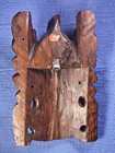 Vtg Chinese Hand Craved Wooden Mask Emperor Dragons