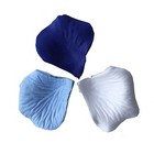 Mixed Blue And White Artificial Silk Flower Rose Petals For Wedding Aisle Dec   