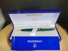   Waterman Expert Ii Ballpoint Pen Prussian Green   Gold Black Ink New In Box 