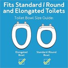 Raised Toilet Seat With Handles  5  Toilet Seat Riser With Arm  Handicap Raised