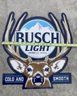      New Busch Light Deer Hunting Metal Beer Tin Tacker Bar Sign Farmers