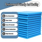 12-96 Pack Blue Acoustic Foam Panels Studio Noise Soundproofing Wall Tiles 12  