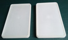Tupperware Vintage Sheer White 794 Storage Containers W lids Set Of 2