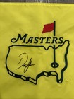 Dustin Johnson Signed Masters Flag Psa dna Coa Undated Golf Golfer 2020 Pga Open
