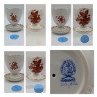 Egg Cup Herend 262 Apponyi Chinese Bouquet Orange Gilt Handpainted Hungary 