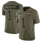 New Chiefs Men s Olive 2025 Salute To Service Limited All Stitched Jersey All