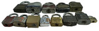 12 Pc Antique Brass Cast Iron Padlock Lock Lot Yale Corbin Peerless Ace No Keys