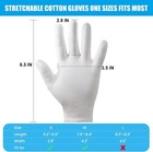 White Gloves  7 Pairs Thicken Cotton Gloves  Moisturizing Gloves Overnight