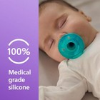 0-3 Months Orthodontic Baby Pacifiers 100 silicone Pacifiers bpa-free  4 Pack 