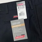 Mens Dickies 44x30 Black Double Knee Work Pants Loose Fit Nwt