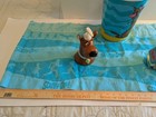 Vintage Scooby Doo Bathroom Set Trash Bin Toothbrush Holder Soap Pump Fabric