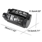    1  2 4 6 8 Pcs Beam Zoom Moving Head Stage Lighting Beam Dmx Party Dj Lighting
