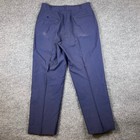 Vintage 50s Drop Loop Pants Mens 32x30 Pleated Wool High Rise Trouser Rockabilly