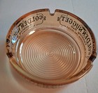 Vintage Golden Nugget Las Vegas Gold Glass Casino Souvenir Ashtray
