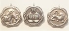 925 Silver Hallmark  Zodiac Astrology Pendant Luck anyone  On The Your Choice  