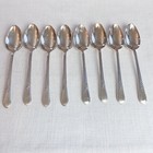 1847 Rogers Bros Adoration International Silverplate Oval Soup Spoon Flatware 8