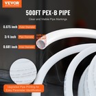 3 4    X 500ft White Pex-b Tubing Pex Pipe For Potable Water With Pipe Cutter