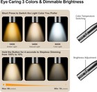 Led Neck Light Rechargeable  Bendable Light For Crafting Knitting  3 Color Modes