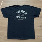 John Mayer Local Crew 2017 Employee T-shirt The Search For Everything Tour Sz L