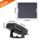 Solar Powered Heater 20w 40w Portable Solar Panel Chicken Coop Heater For Winter