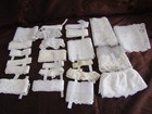Lot 27  Yds White Lace trims Remnants Sew- J journal Doll Wedding  Crafts New
