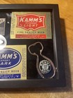 Kamm   s Beer Framed Collection 2  Original Labels Matchbook cap Mishawaka Indiana