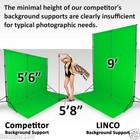 10 X 20 Chromakey Green Screen Backdrop Background Stand For Studio Light Kit