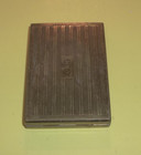 Vintage Coty Brass Ladies  Compact W  Rouge Make-up   Mirror Art Deco Style
