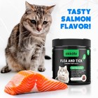 Flea And Tick Prevention For Cats Chewable - 200 Chews - Feral Cat Flea   Tick C