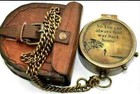 Antique Vintage Brass Pocket Compass Brass Nautical Compass Marine Compass Gift