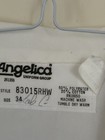 White Long Lab Coat Chest 38    doctor Dentist Vet Tecnician By Angilica Uniform