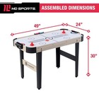 Air Powered Hockey Table W  Interactive Light-up Scorer Indoor Games Sports New