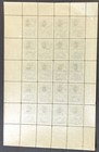 El Salvador 1907 Full Mint Sheet National Palace Overprint 13c Sct 362 Mint Nh