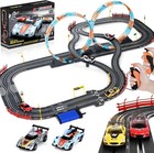 Slot Car Race Track Set Electric Powered Race Track Dual Racing Car Track Set
