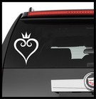 Vinyl Decal Truck Car Sticker Laptop -  Kingdom Hearts Heart Logo