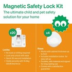 Magnetic Child Safety Cabinet Locks By Lovenoobs    20 Locks   4 Keys 