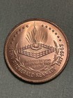 1964 John F Kennedy Numismatic Park Canadian Centennial Sudbury Medal 40mm