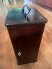 1911 Bausch   Lomb Optical Brass Monocular Microscope W  Mahogany Case Nice 