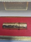 Revlon Vtg 1950 s Van Cleef   Arpels Floral Gold Tone Lipstick Case Brand New   