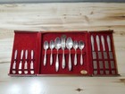 Rodgers Brothers 1847 Silver Plate Silverware Set 33 Piece Ambassador Pattern