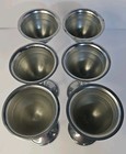 Vintage Farberware Chrome Cocktail Glasses   Art Deco Era Between 1930s -1950s