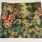Vintage Sanderson Forest Glade Floral Valance 17   x83    Green Set Of 3
