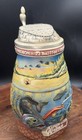 Vtg Longton Crown March 14 1982 Al Nelson 22 Lb Prized Catch Walleye Stein A0167