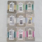 Bucilla Pure Silk   Organza Embroidery Ribbon Solid Colors Lot Of 9