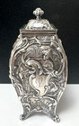 Gorham Sterling Chinoiserie Tea Caddy Figural Rare