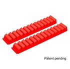 Ernst 5613m Screwdriver Pro 26 Tool Magnetic Storage Organizer Red