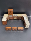 Vintage Concord Miniatures Wooden Mixed Dollhouse Kitchen Furniture Lot 11 Piece