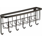 Axis Mail Holder And Key Rack          Wall Mounted Letter Organizer And 6 Key Hooks 