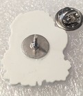 Bearded Collie Dog Head With Flowers Small Flat Acrylic Pin Tie Tac