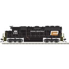 Atlas Ho Gp40 Silver Penn Central  red C   3182 Dcc Ready